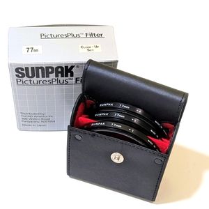 SUNPAK PicturesPlus Filter Set of 3 Marco Photography 77mm